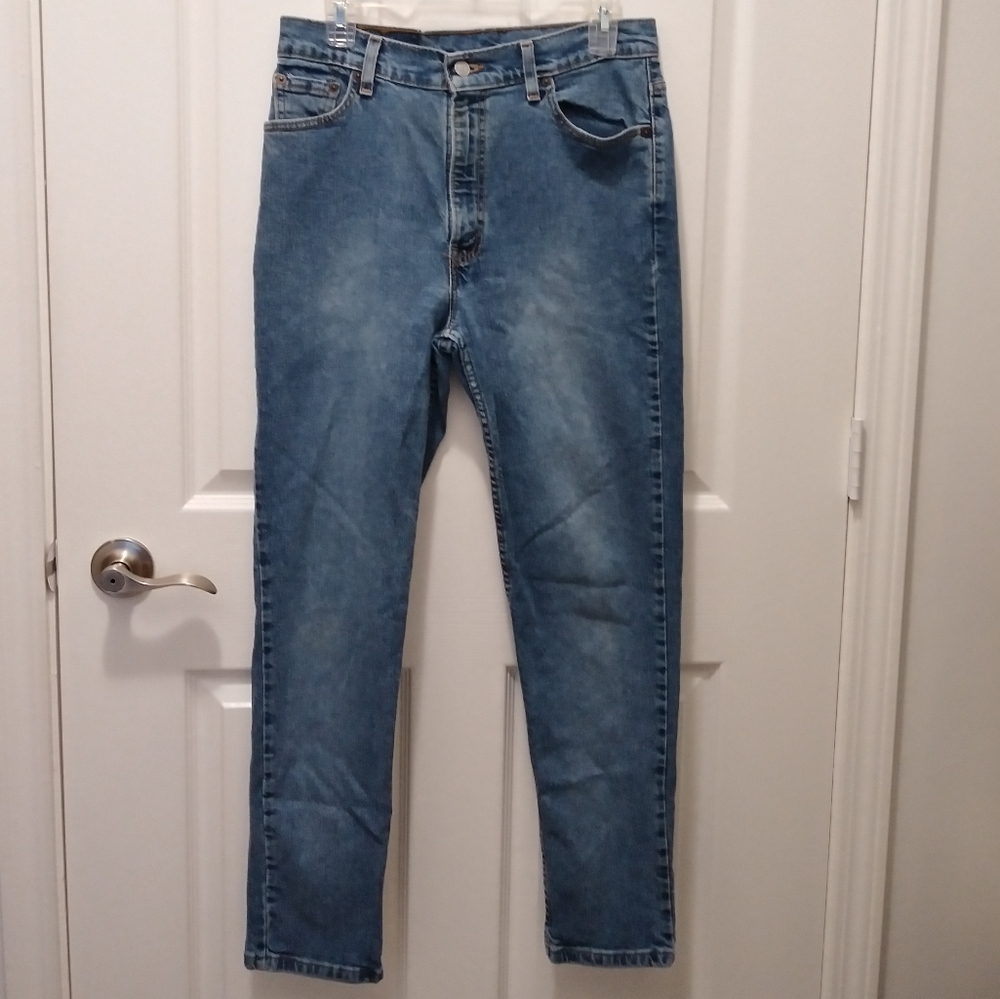 512 Levi slim fit tapered leg high waist jeans